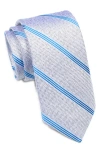 Nordstrom Walsh Stripe Silk Tie In Blue