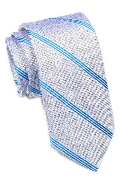 Nordstrom Walsh Stripe Silk Tie In Blue