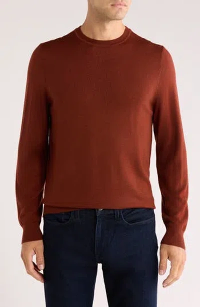 Nordstrom Washable Cashmere Crewneck Sweater In Brown