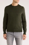 Nordstrom Washable Cashmere Crewneck Sweater In Green