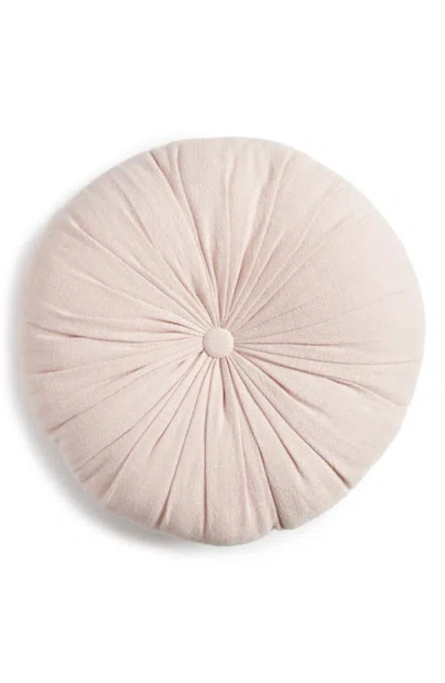 Nordstrom Washed Linen Accent Pillow In Pink