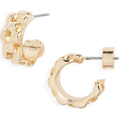 Nordstrom Watch Band Hoop Earrings In Transparent
