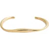 Nordstrom Wavy Cuff Bracelet In Gold