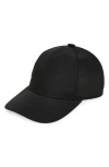 Nordstrom Weekend Wool Blend Adjustable Baseball Cap In Black