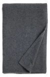 Nordstrom Wool & Cashmere Throw Blanket In Grey Cinder Heather