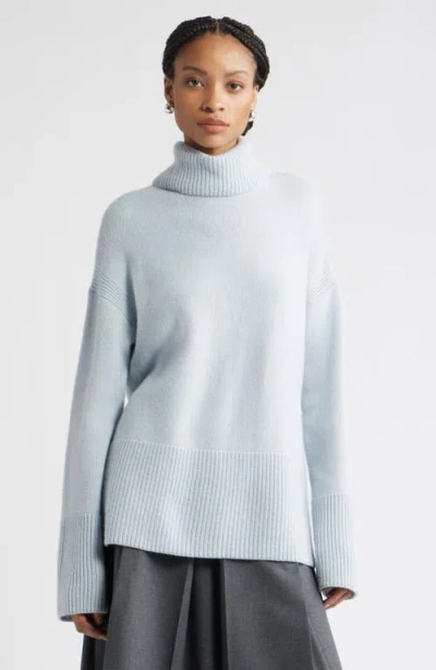 Nordstrom Wool & Cashmere Turtleneck Sweater In Blue