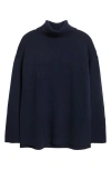 Nordstrom Wool & Cashmere Turtleneck Sweater In Blue