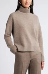 Nordstrom Wool & Cashmere Turtleneck Sweater In Brown Taupe