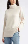 Nordstrom Wool & Cashmere Turtleneck Sweater In Gray