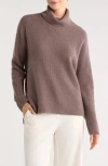 Nordstrom Wool & Cashmere Turtleneck Sweater In Pink