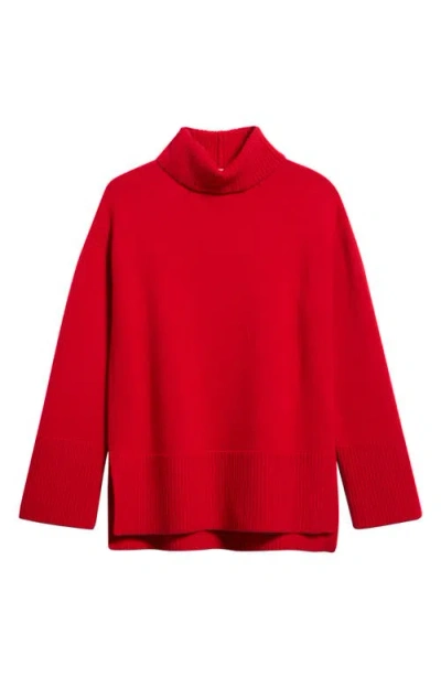 Nordstrom Wool & Cashmere Turtleneck Jumper In Red
