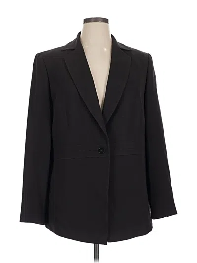 Pre-owned Nordstrom Wool Blazer Jacket In Black
