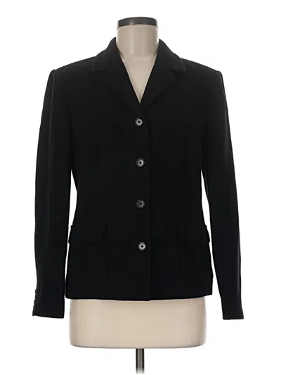 Pre-owned Nordstrom Wool Blazer Jacket In Black