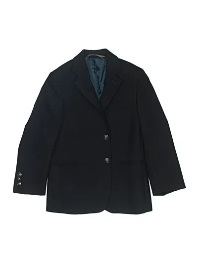 Pre-owned Nordstrom Kids' Wool Blazer Jacket In Blue