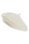 Nordstrom Wool Blend Beret In White