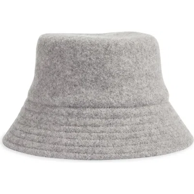 Nordstrom Wool Blend Bucket Hat In Grey Heather
