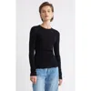Nordstrom Wool Blend Skinny Sweater In Black
