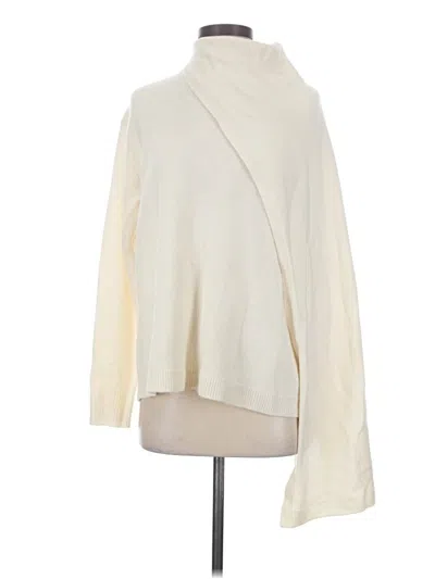 Pre-owned Nordstrom Wool Cardigan Sweater In Ivory