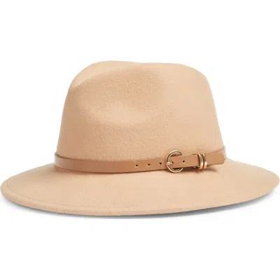 Nordstrom Wool Felt Panama Hat In Beige