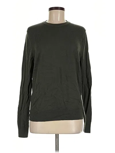 Pre-owned Nordstrom Wool Pullover Sweater In Green
