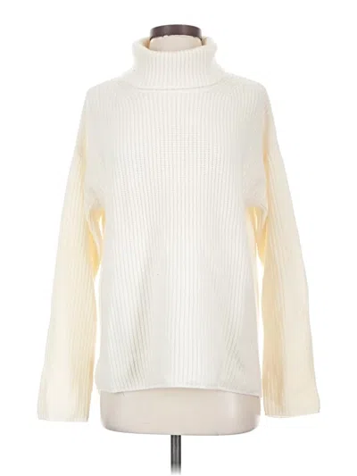 Pre-owned Nordstrom Wool Pullover Sweater In Ivory