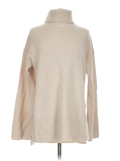 Pre-owned Nordstrom Wool Pullover Sweater In Tan