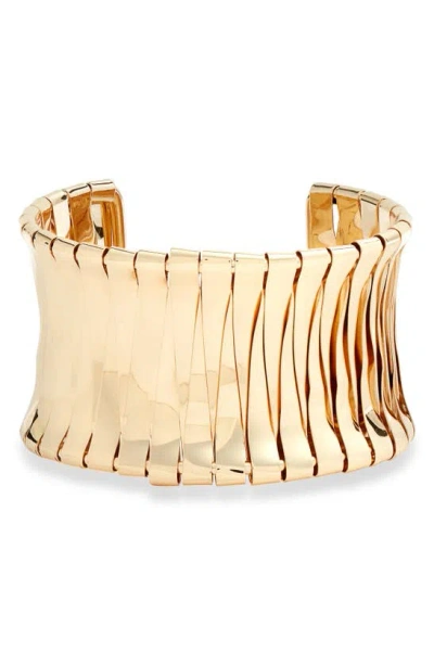 Nordstrom Woven Cuff Bracelet In Gold