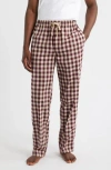 Nordstrom Woven Pajama Pants In Brown