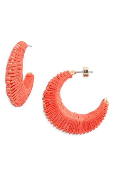 Nordstrom Wrapped Half Hoop Earrings