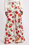 NORDSTROM X HARLEM'S FASHION ROW NORDSTROM X HARLEM'S FASHION ROW HARBISON FLORAL WIDE LEG PANTS