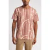Nordstrom X Harlem's Fashion Row House Of Aama Etched T-shirt In Tan Curved Lines
