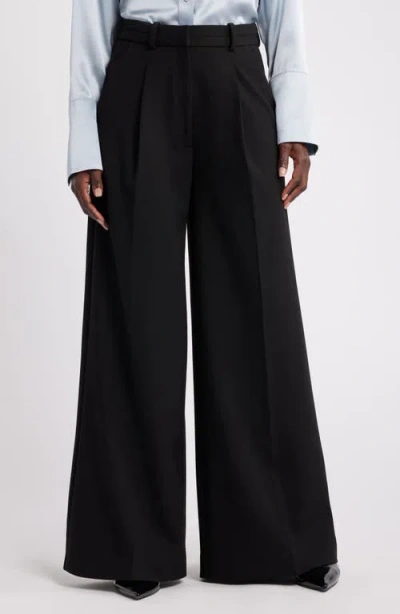 Nordstrom X Harlem's Fashion Row Megan Renee Wide Leg Pants In Black