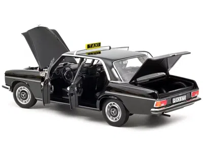 Norev 1968 Mercedes-benz 200 Taxi Black 1/18 Diecast Model Car By