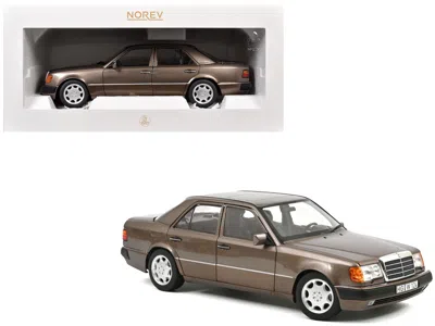 Norev 1990 Mercedes-benz 500 E Impala Brown Metallic 1/18 Diecast Model Car By