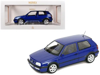 Norev 1994 Volkswagen Golf Gti Color Concept Jazz Blue 1/18 Diecast Model Car By