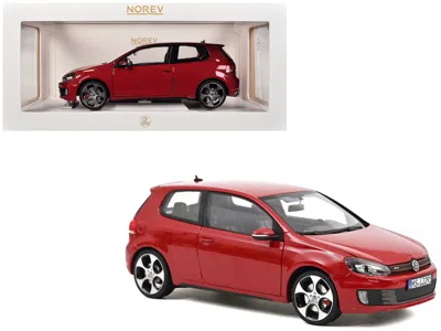 Norev 2009 Volkswagen Golf Vi Gti Tornado Red 1/18 Diecast Model Car By
