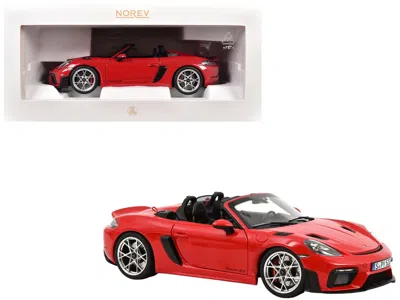 Norev 2023 Porsche 718 Spyder Rs Guards Red 1/18 Diecast Model Car By