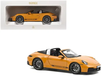 Norev 2024 Porsche 911 Targa Bahama Yellow With Black Stripes 1/18 Diecast Model Car By