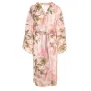 Noria Anis Women's Mahe Floral Print Satin Kimono