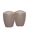 Noritake 3.38" Salt And Pepper Shaker Set, 2 Pieces In Clay