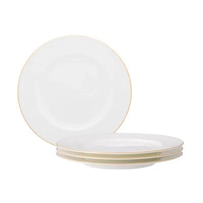 Noritake Accompanist Set Of 4 Bread & Butter/appetizer Plates, 6-1/2" In White
