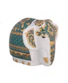 Noritake Bejeweled Elephant Figurine In Green