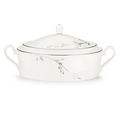Noritake Birchwood Covered Vegetable Bowl, 10-3/4", 53 Oz. In White