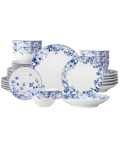 Noritake Bloomington Road 30-pc. Dinnerware Set, Service For 6 In Blue