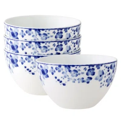 Noritake Bloomington Road Cereal Bowls, 6", 29.5 Oz. In Blue