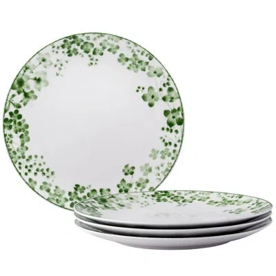 Noritake Bloomington Road Dinner Plates, 10-1/2" In Green