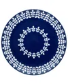 Noritake Bluefjord 12.25" Round Platter In Blue