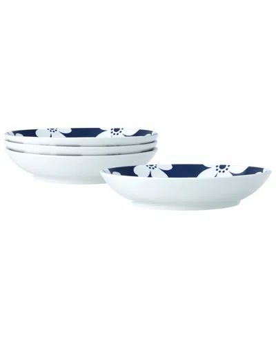 Noritake Bluefjord Set Of 4 Pasta Bowls