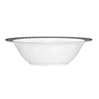 Noritake Blueshire Round 32 Oz. Vegetable Bowl In Blue;white