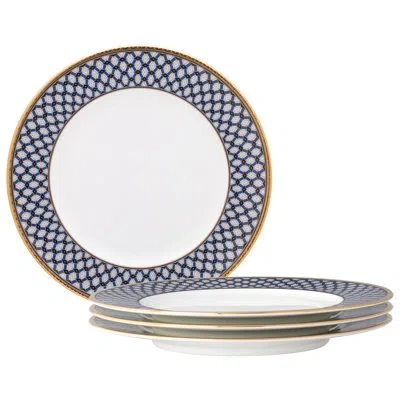 Noritake Blueshire Set Of 4 Salad Plates, 8-1/4"
